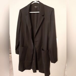 Black long blazer